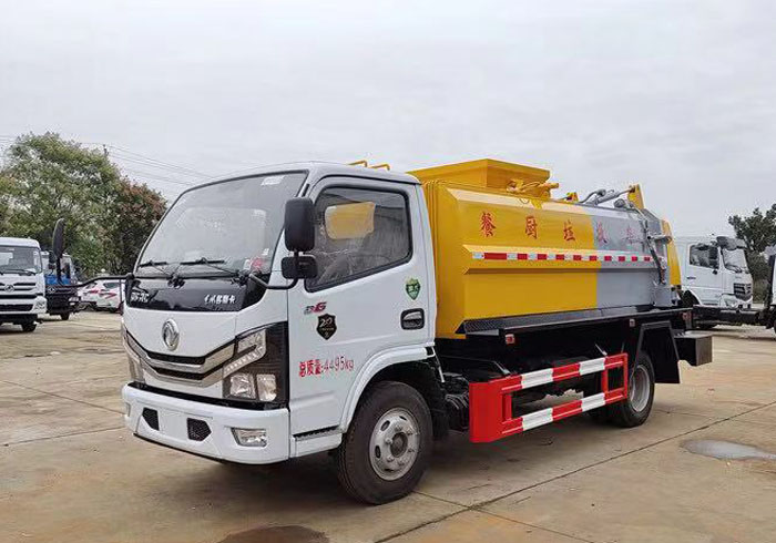 國(guó)六東風(fēng)5噸餐廚垃圾車