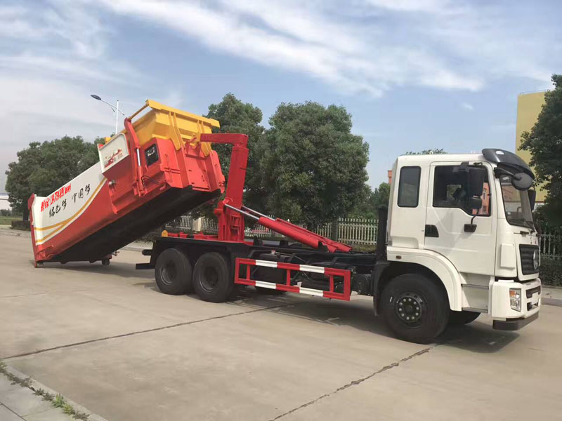 國六后雙橋18噸移動壓縮垃圾車